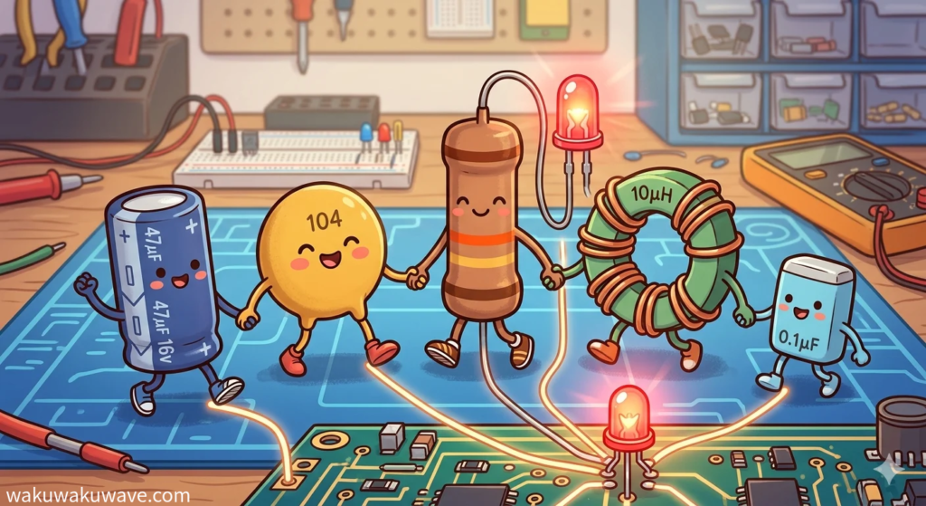 illust-Friends of electronic components