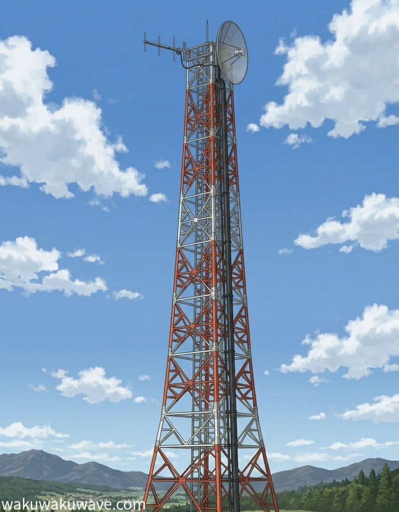 illust-yagi and parabolic antennas