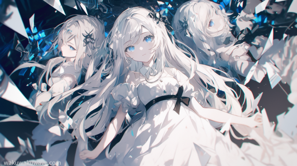 illust-Real and Spurious girl