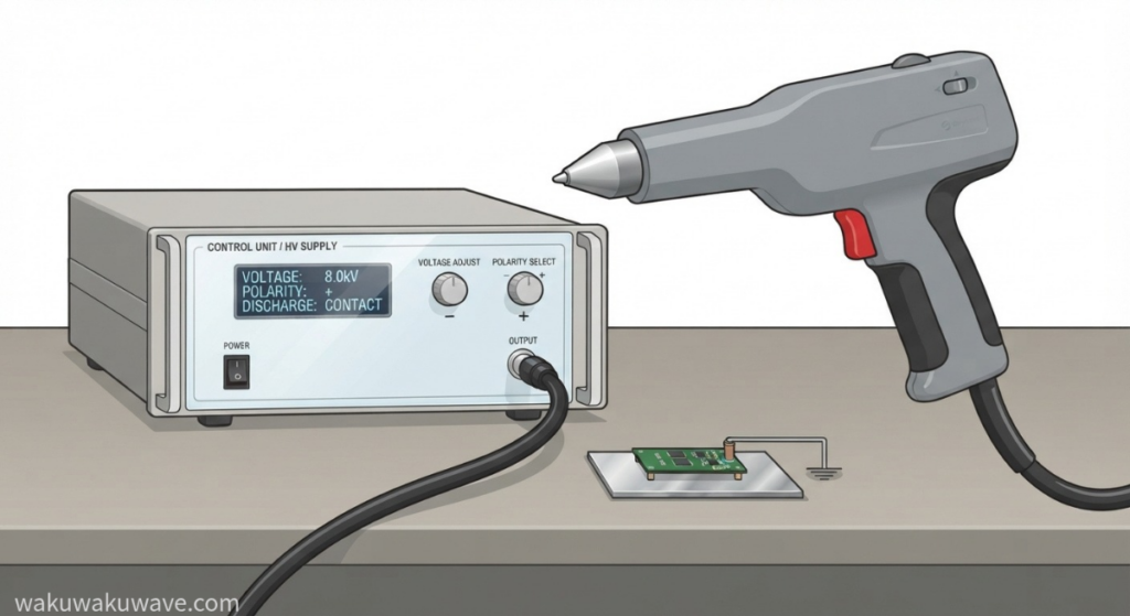 illust-Electrostatic discharge tester