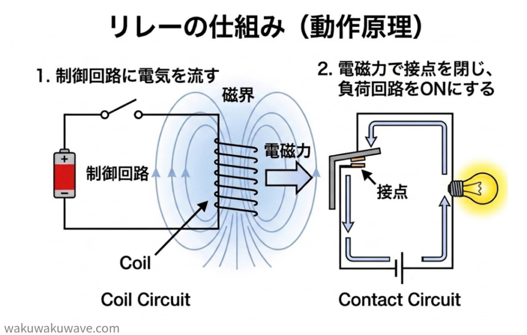 figure-Operating Principle of Mechanical Relays