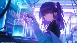 illust-Girls who make capacitors