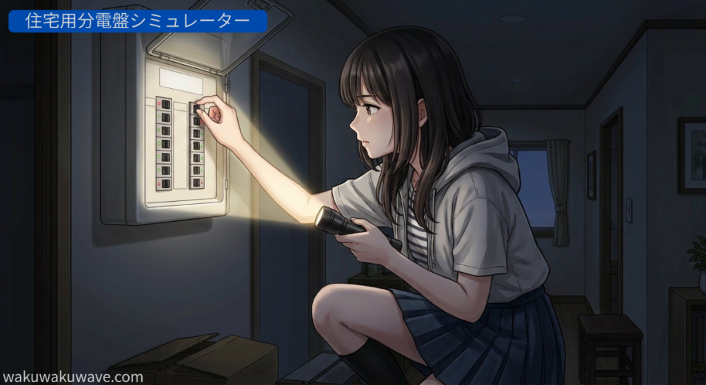illust-Residential Distribution Board Simulator
